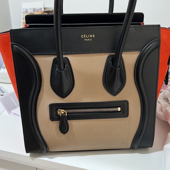 Authentic tri color Celine luggage - Picture 6 of 8